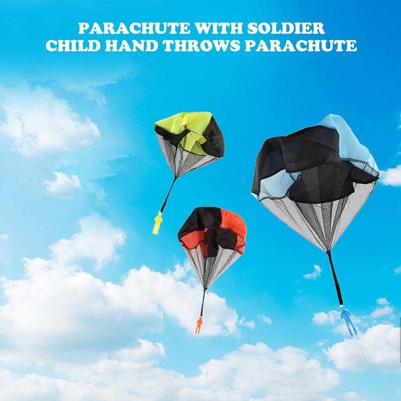 Hand Throw Mini Soldier Parachute Toy - Mixed Colours - view 5