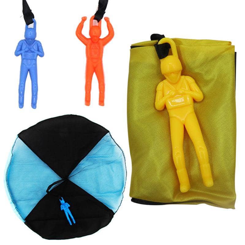 Hand Throw Mini Soldier Parachute Toy - Yellow - view 3