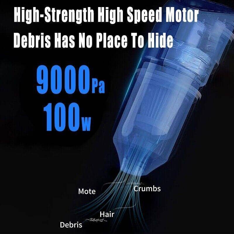 Handheld Car Vacuum Cleaner with Nozzle Attachments, 9000 Pa - view 5