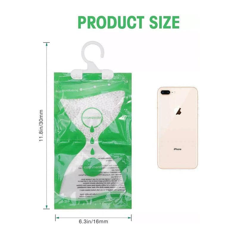 Hanging Moisture Absorber Dehumidifier Bag for Wardrobe Closet Storage - view 3
