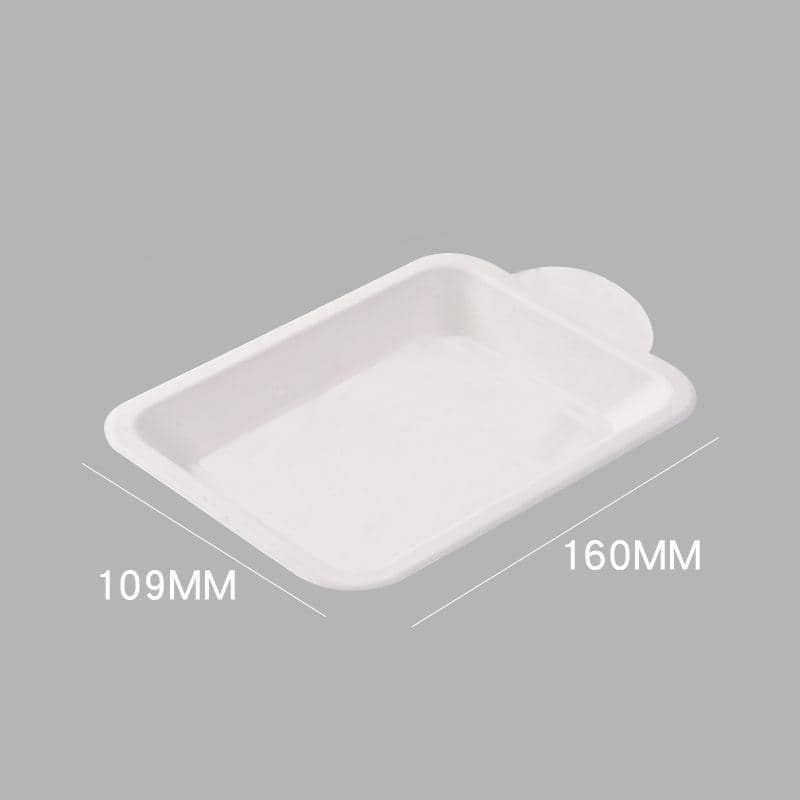 Heavy Duty Square Disposable Party Plates Eco Friendly, Pack of 500, White - view 4