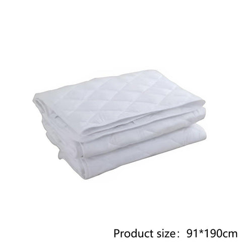 Hotel Mattress Comfort Pad - Single (91 x 190cm), Plain Fabric