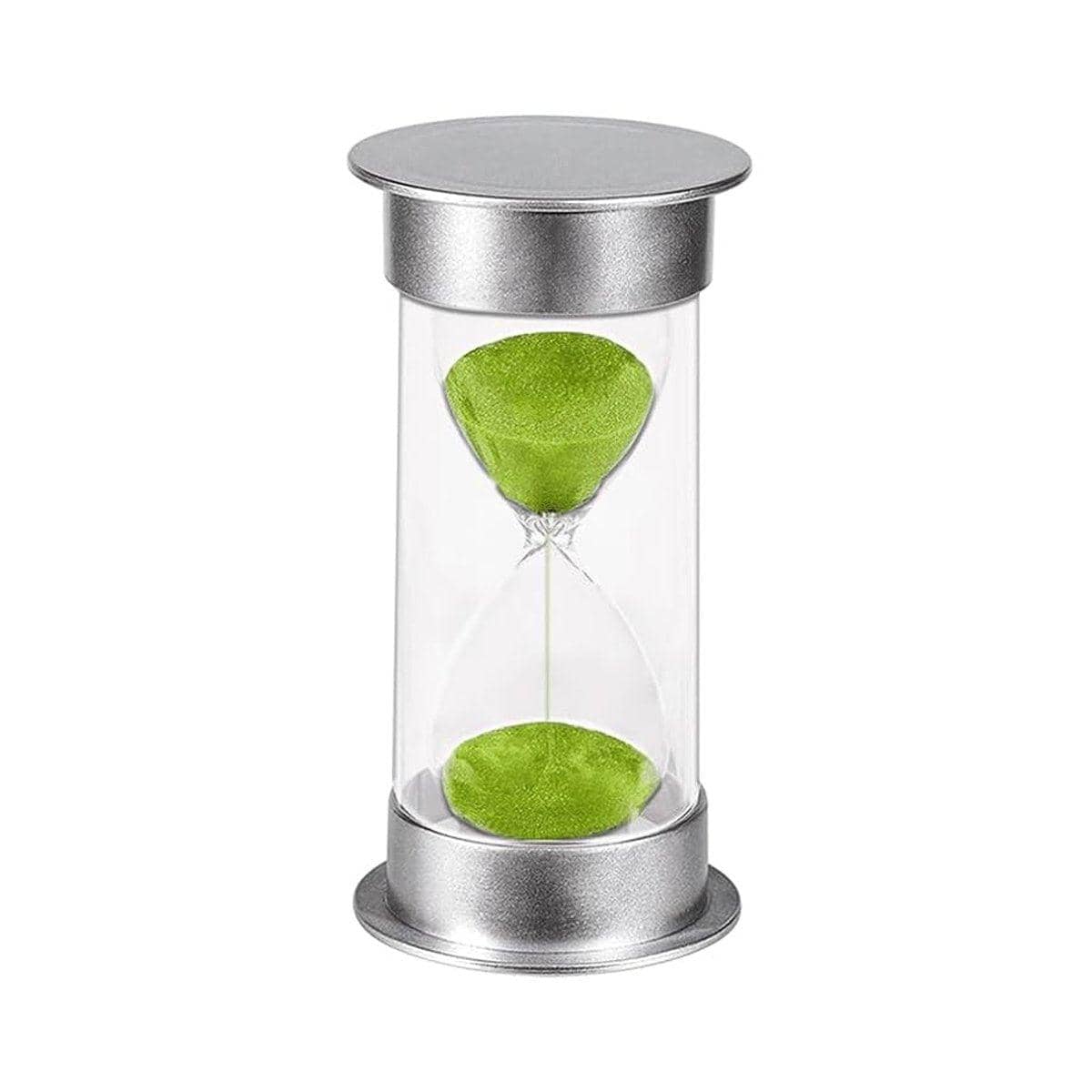 Hourglass Sand Timer 10 Minute, Anti-Fall Classroom Timer - Light Green - view 2