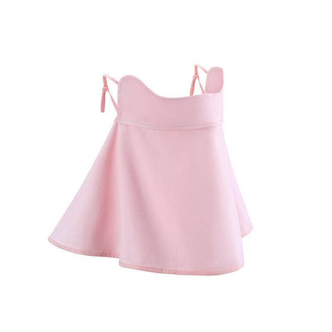 Ice Silk Sun Protection Face and Neck Cover - Pink