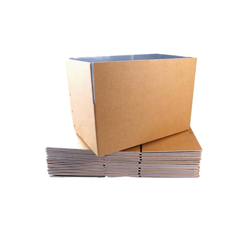 Insulated Cold Chain Packaging Carton for Fresh Produce, Pack of 10 - 29.5 x 18 x 21 cm