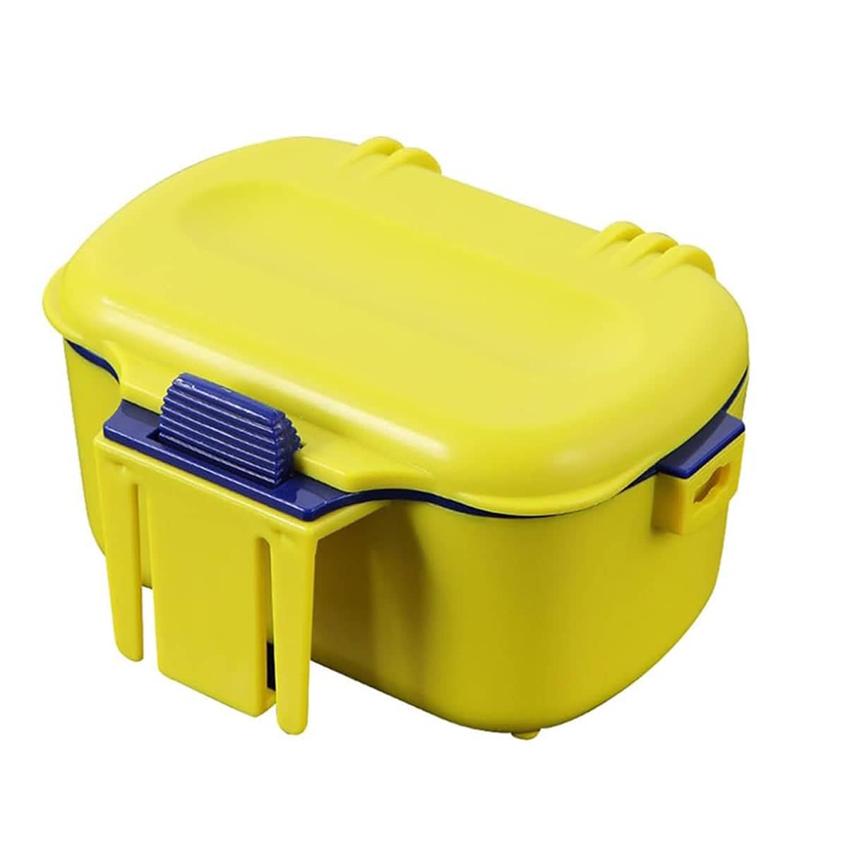 Insulated Fishing Bait Box with Dual Compartments - Yellow