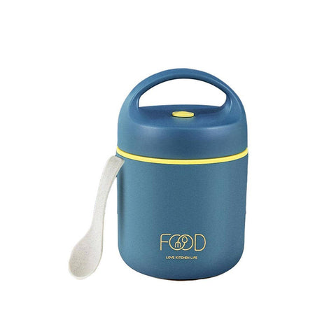 Insulated Lunch Box 460 ml Stainless Steel - Blue