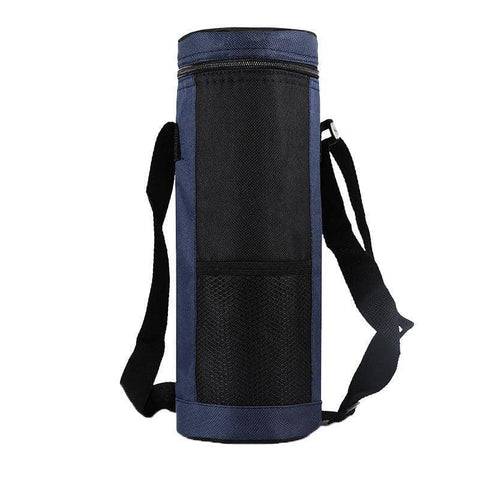 Insulated Wine Bottle Bag Oxford Cloth - Navy Blue