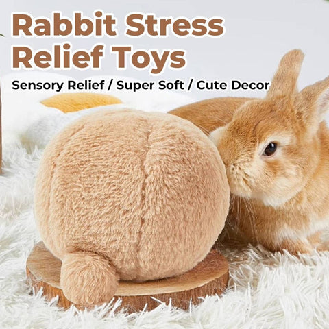 Interactive Rabbit Plush Ball Toy for Pet Bunnies
