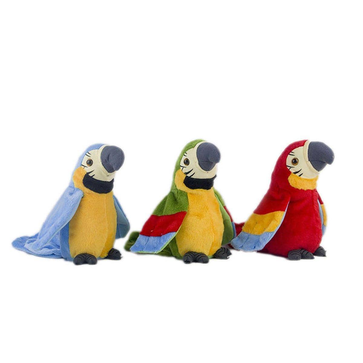 Interactive Talking Plush Parrot Toy for Kids - Green - view 3