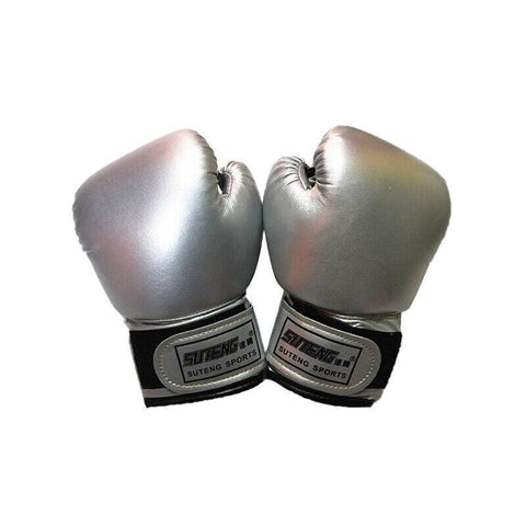 Kids Boxing Sparring Gloves for Training and MMA - Silver