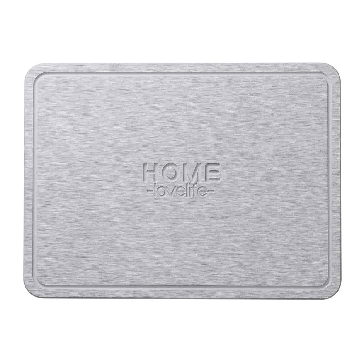 Kitchen Countertop Drain Mat for Sink, Quick Dry Waterproof Dish Drying Mat - Grey