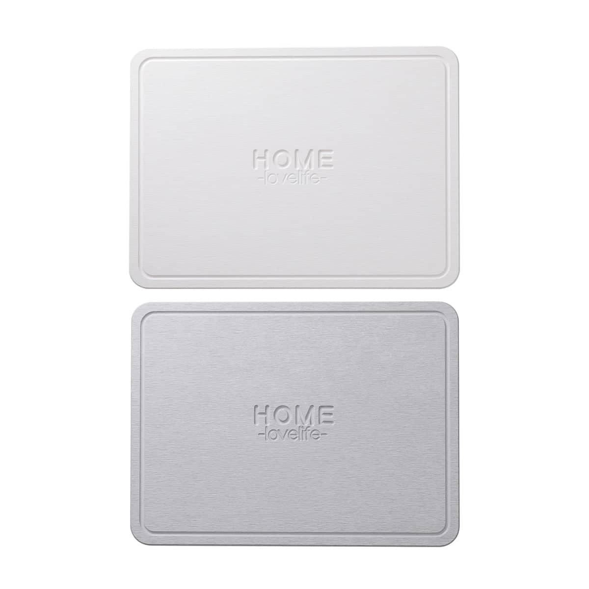 Kitchen Countertop Drain Mat for Sink, Quick Dry Waterproof Dish Drying Mat - Grey - view 3