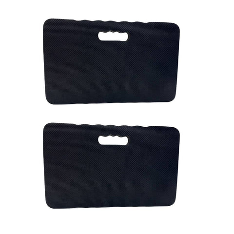 Kneeling Cushions Set of 2, Thick EVA Foam with Handle - Black