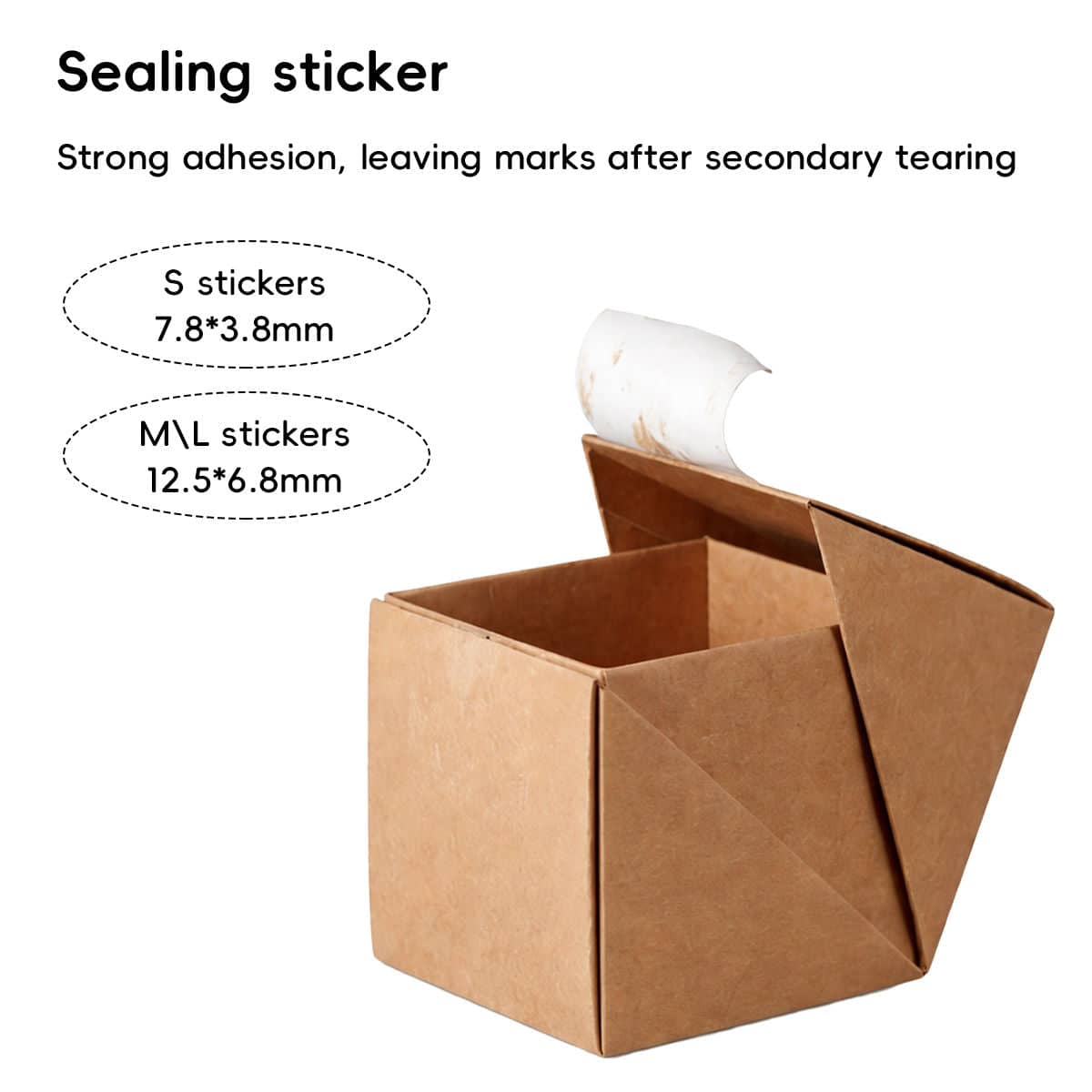 Kraft Paper Cube Gift Boxes, Pack of 10 - 8 x 8 x 8 cm - view 4