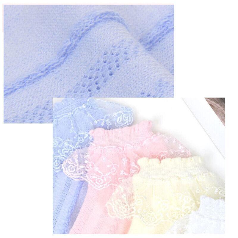 Lace Ruffle Frilly Ankle Socks for Girls, Size S - Pink - view 13