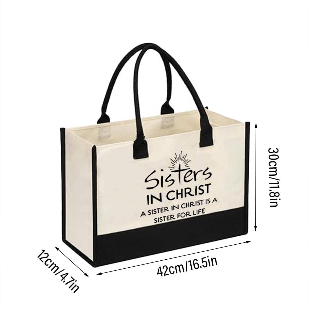 Large Capacity Canvas Tote Bag for Women, Shopping and Travel - view 3