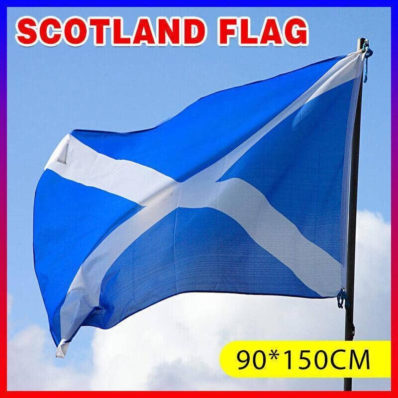 Large Scotland Flag Saltire - 90 x 150 cm (3 x 5 ft)