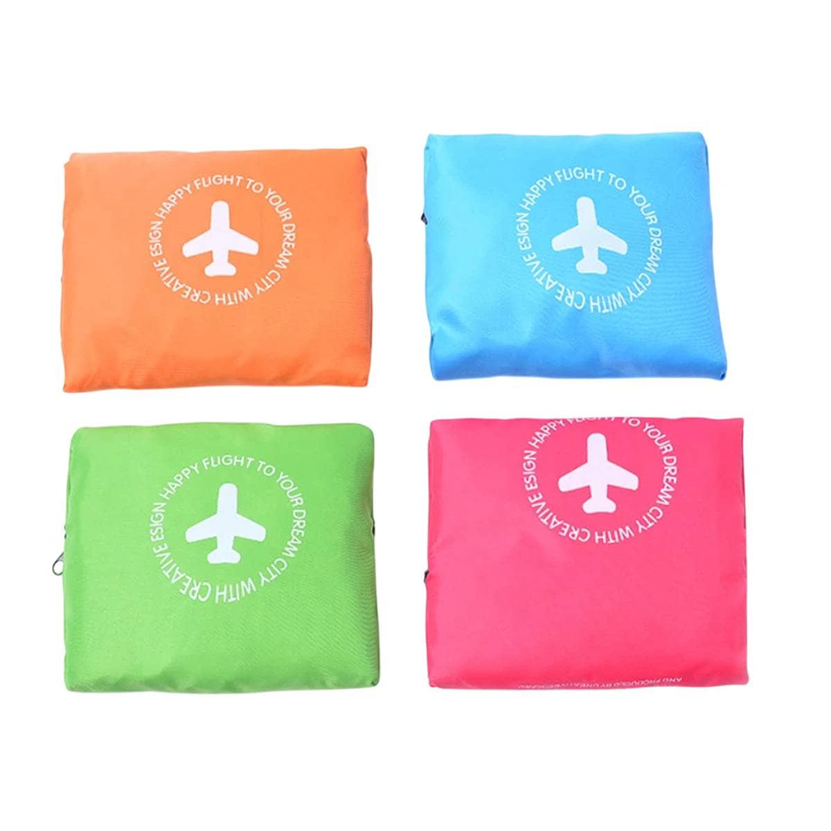 Large Waterproof Collapsible Travel Bag, 46 x 34.5 x 20 cm - Grey and Sky Blue - view 3