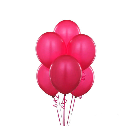10 Inch (25 cm) Latex Party Balloons, Pack of 100 - Deep Rose