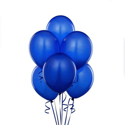 10 Inch (25 cm) Latex Party Balloons, Pack of 100 - Royal Blue