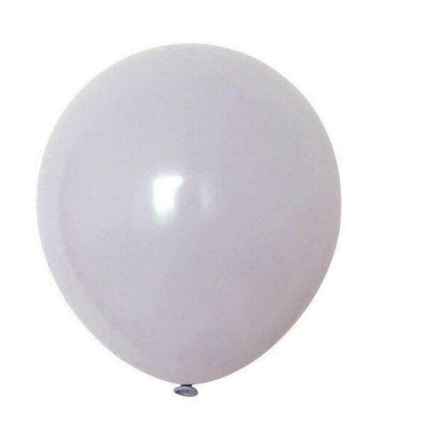 Latex Balloons, 25cm Party Decorations - Grey, Pack of 100