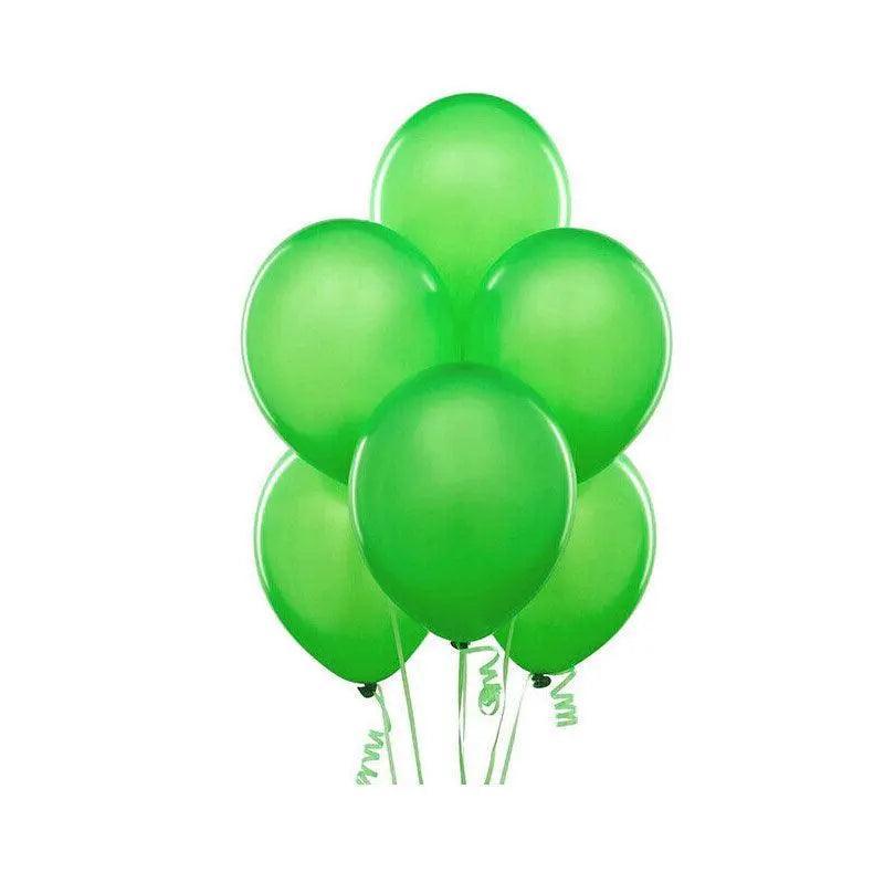Latex Party Balloons 10 Inch (25 cm) - Dark Green, Pack of 10