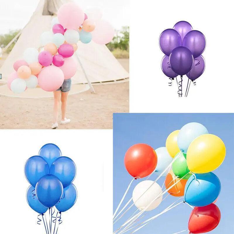 Latex Party Balloons 10 Inch (25 cm) - Pink, Pack of 10 - view 12