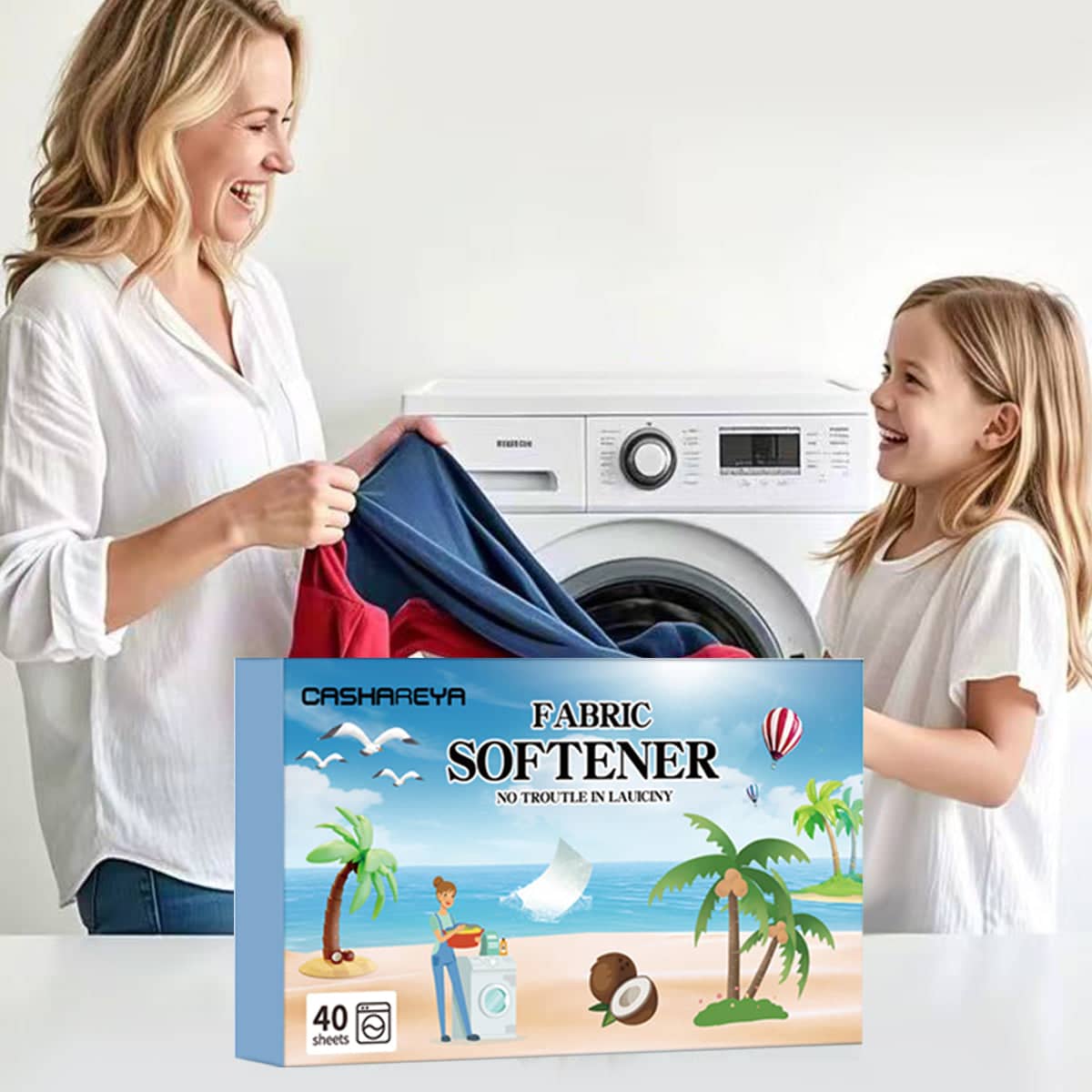 Laundry Softener Sheets, Box of 40 - Coconut - view 5