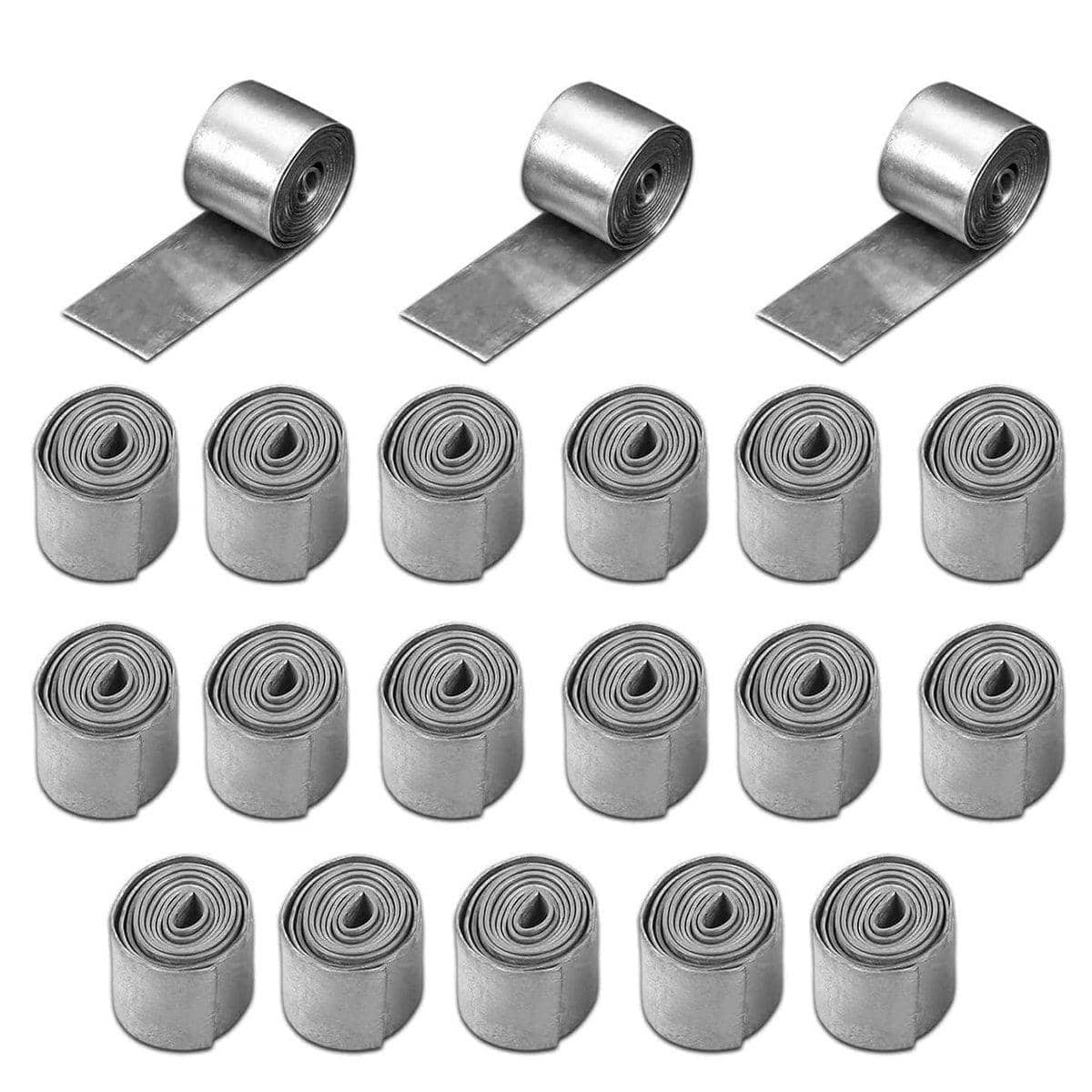 Lead Sheet Drop Shot Weights, 1 mm Pack of 20 for Fishing - view 2