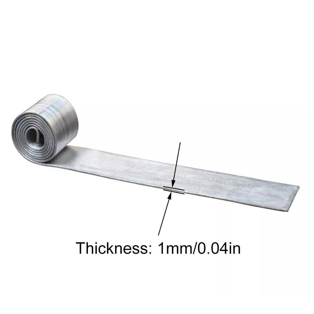 Lead Sheet Drop Shot Weights, 1 mm Pack of 20 for Fishing - view 3