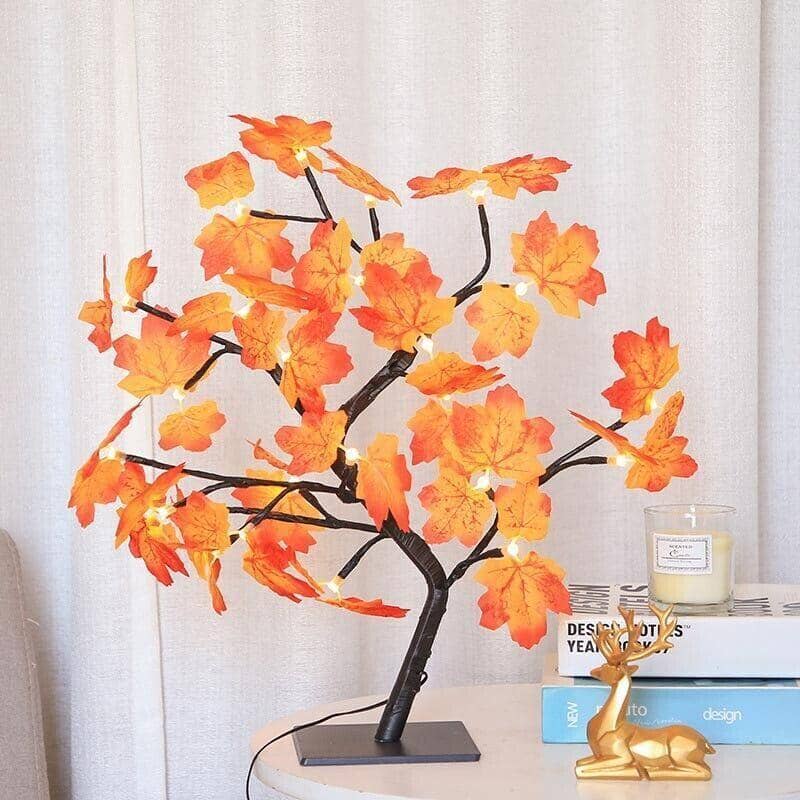 LED Christmas Tree Lights - 24 Warm White, 60 cm Maple Twig - view 4