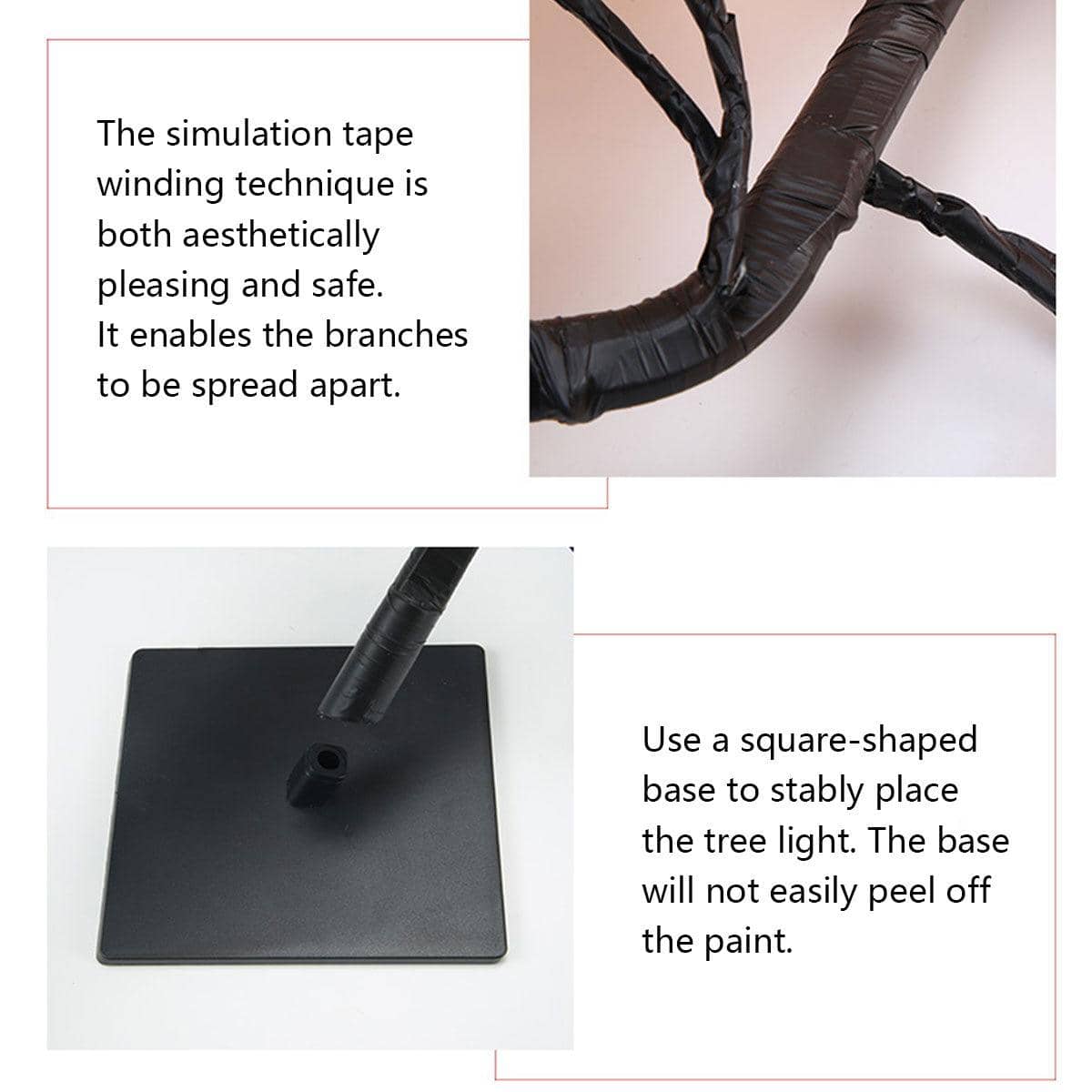 LED Christmas Tree Lights - 24 Warm White, 60 cm Maple Twig - view 5