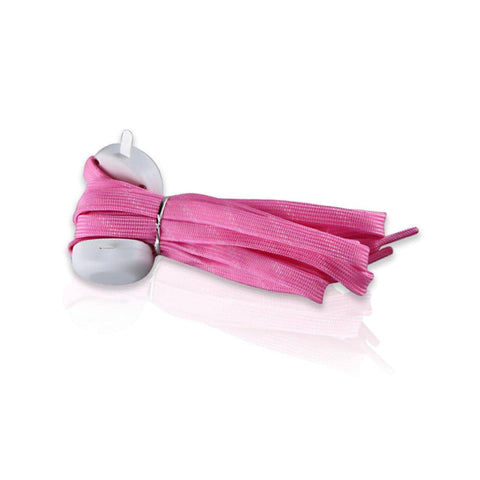 LED Glow Shoelaces, 110 cm Flashing Laces - Pink