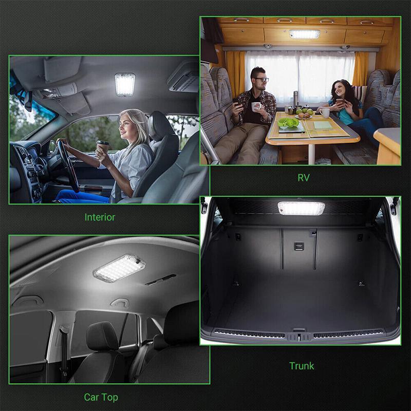 LED Interior Roof Light for Cars, Trucks and Caravans - Pack of 2 - view 3