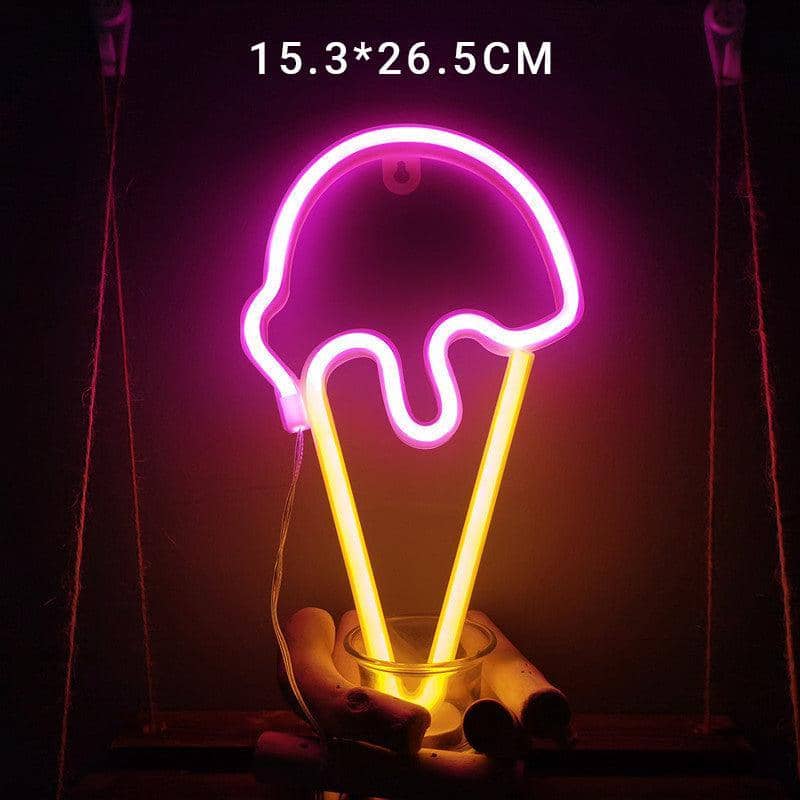 LED Neon Wall Light for Bedrooms and Kids Rooms - Rainbow, 16 x 30 cm - view 3