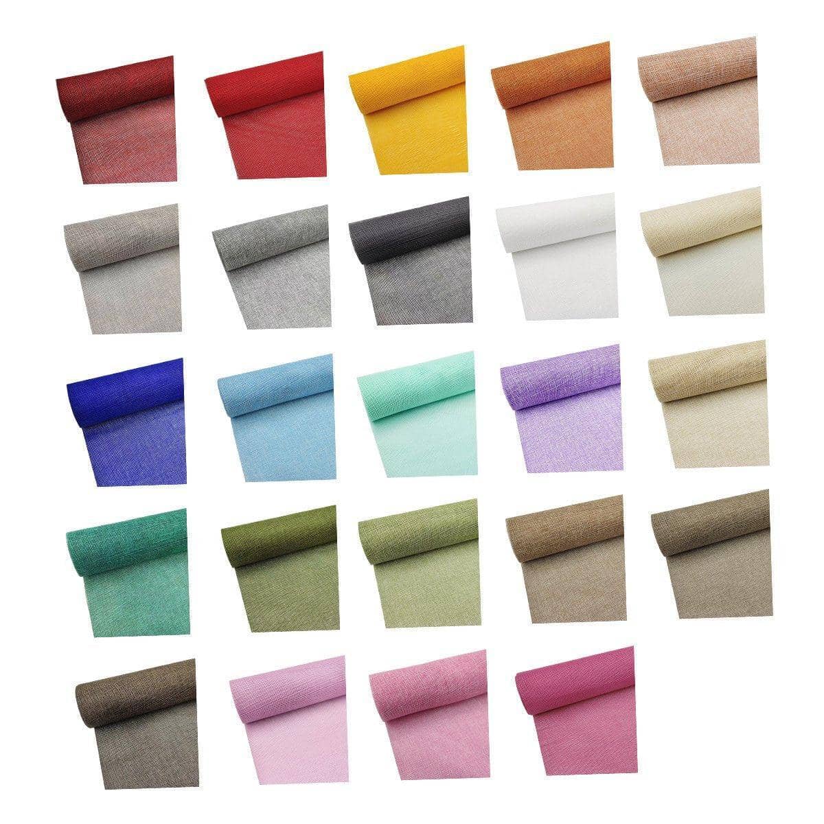 Linen Texture Wrapping Paper Roll for Florists and DIY Crafts, 48 cm x 4.5 Yards - Lilac - view 3
