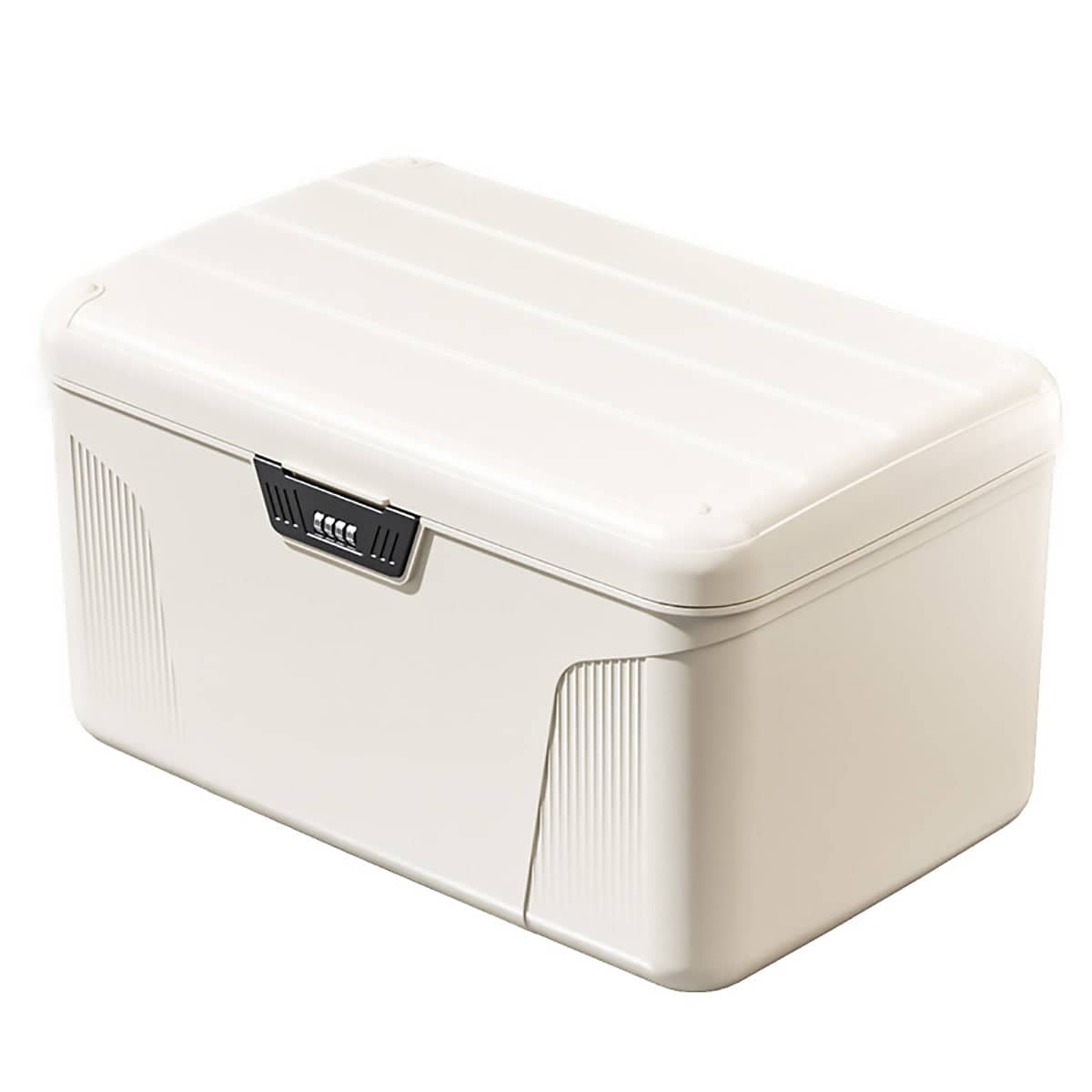 Lockable Storage Box with 4-Digit Combination Lock for A4 Documents - Size L