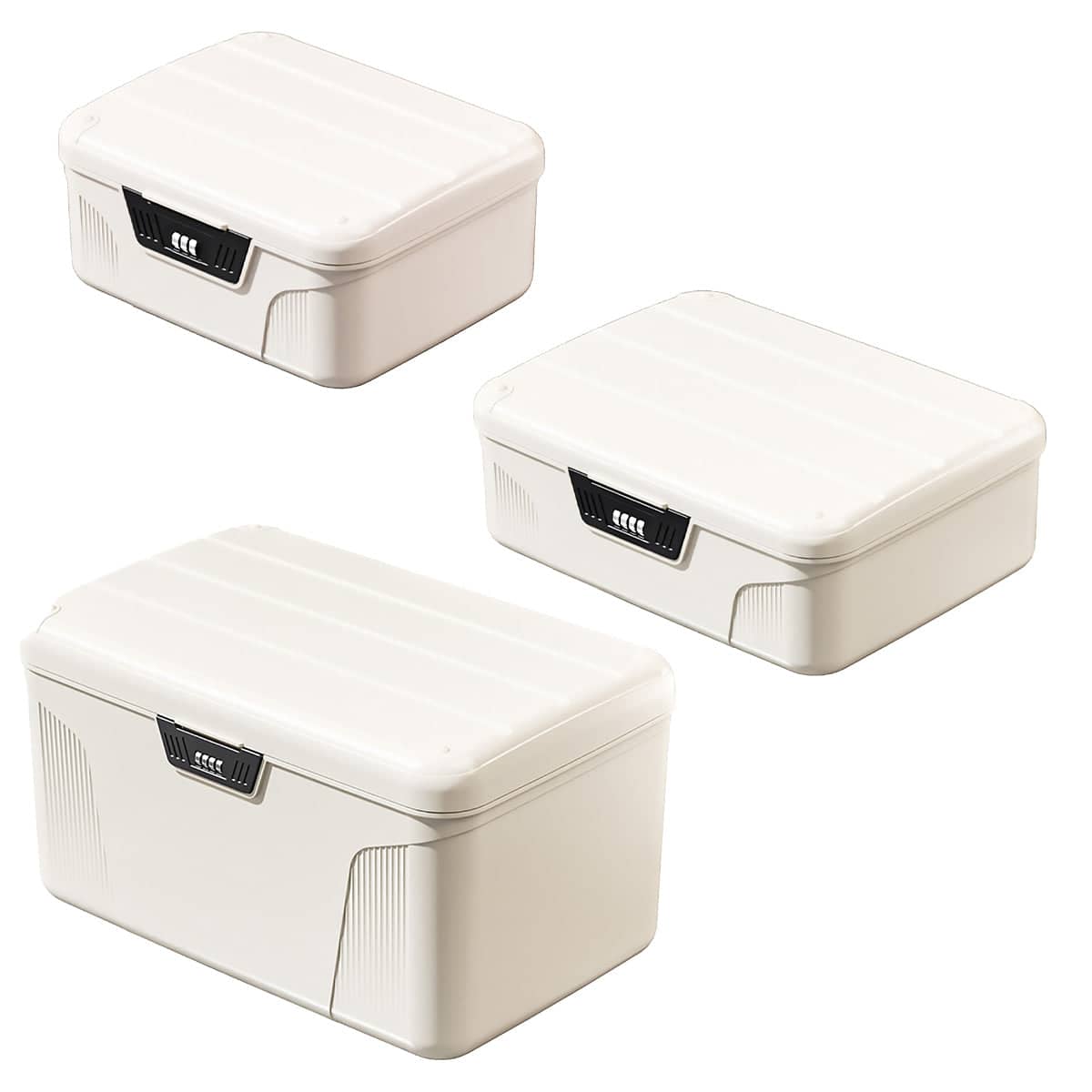Lockable Storage Box with 4-Digit Combination Lock for A4 Documents - Size L - view 3