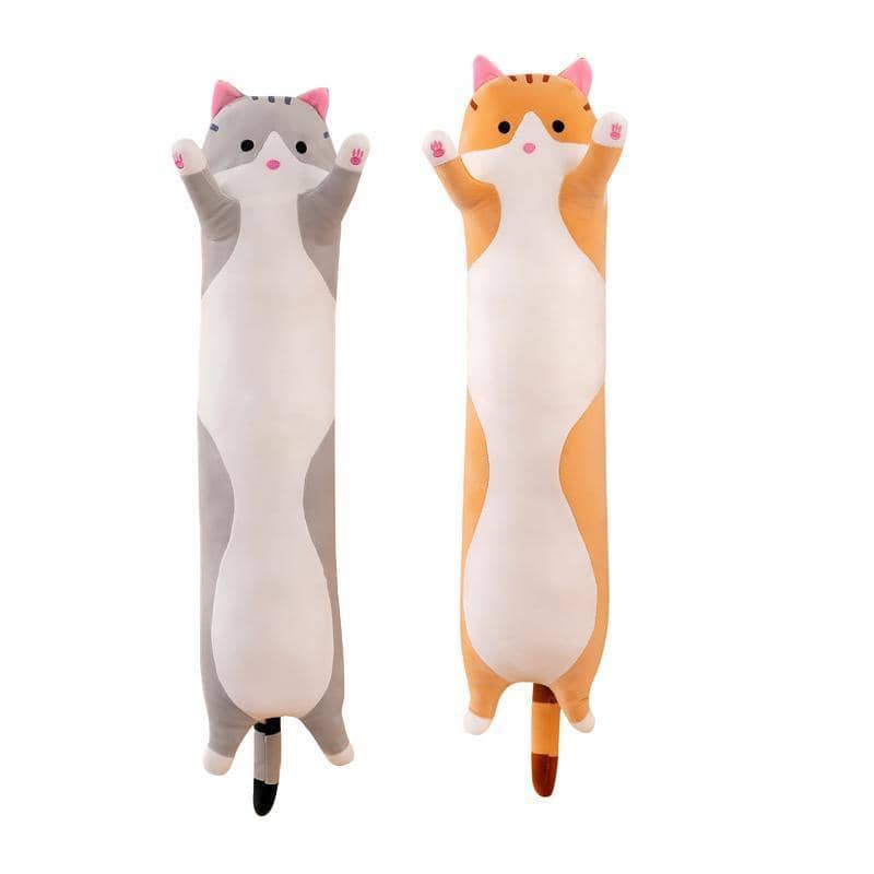 Long Cat Plush Hug Pillow, Grey - 60 cm - view 5