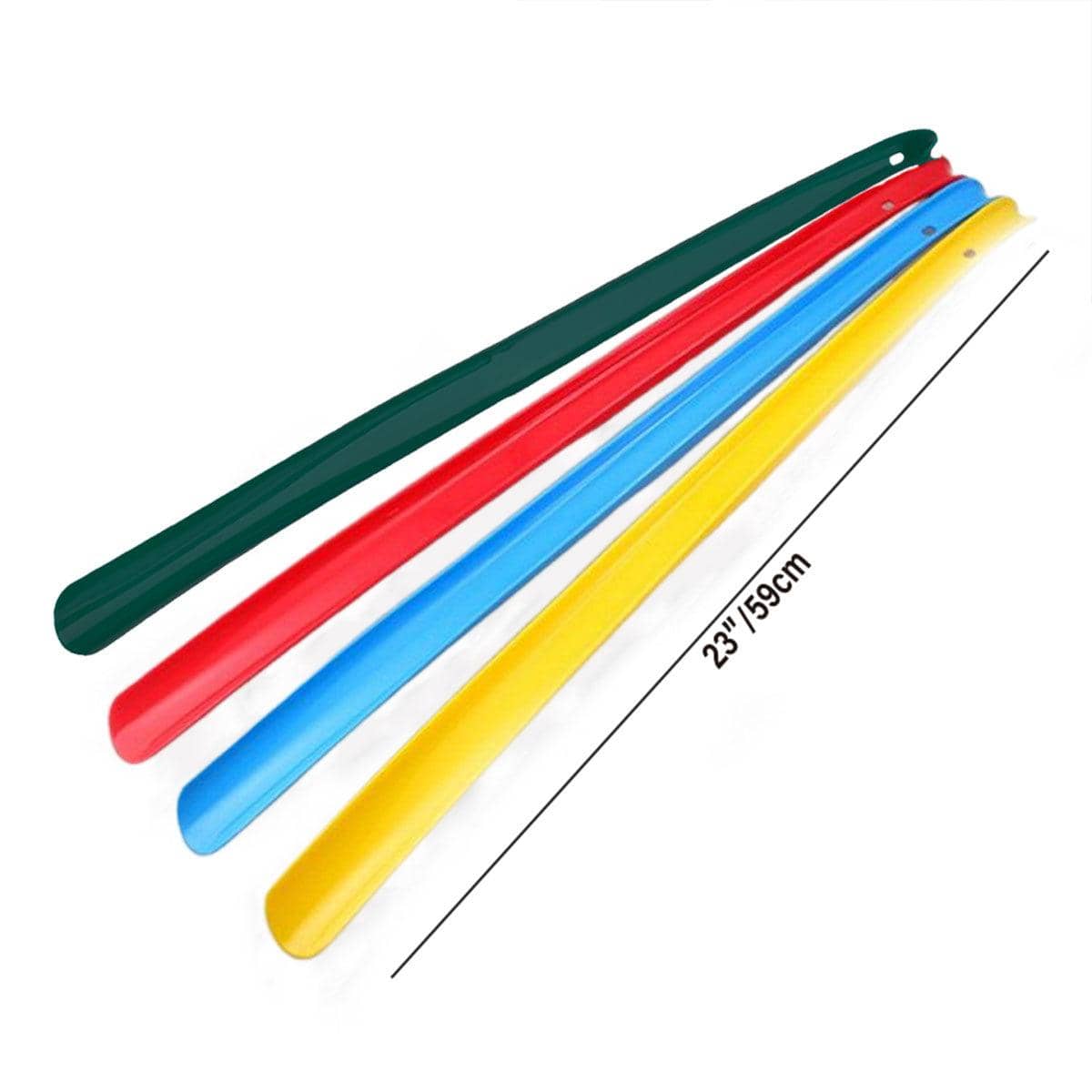 Long Shoe Horn, 59 cm Plastic Handle - Blue - view 4
