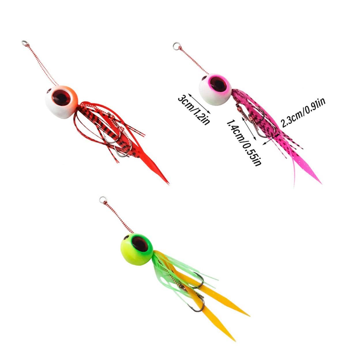Luminous Fishing Lure with 3D Fisheye, Glow Bait for Night Fishing - view 3