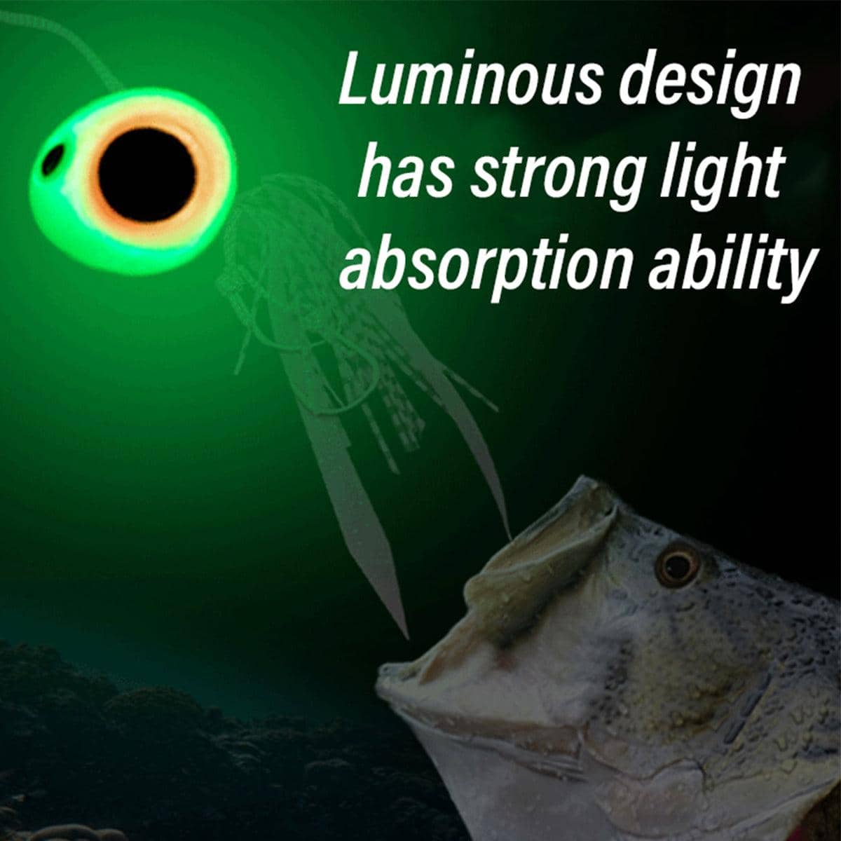 Luminous Fishing Lure with 3D Fisheye, Glow Bait for Night Fishing - view 5