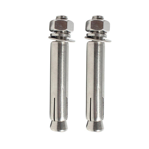 M20 Hexagon Expansion Bolts, 201 Stainless Steel, Pack of 2 - 200 mm Long