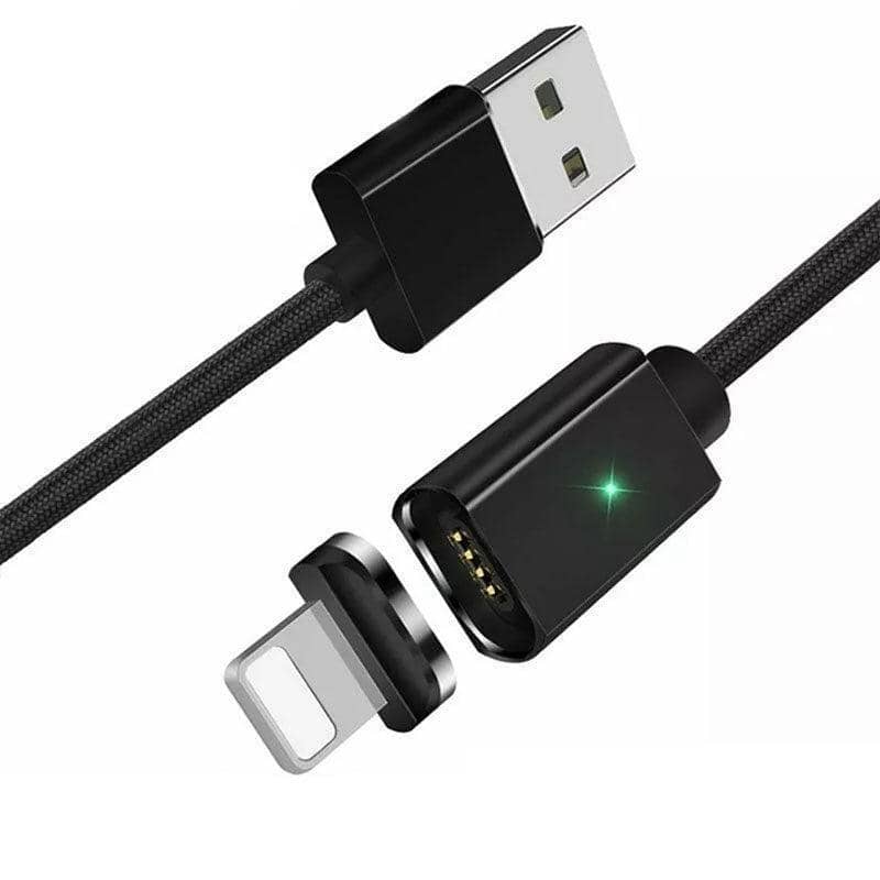 Magnetic Charging Data Cable for iPhone - Black, 2 m (6 ft)