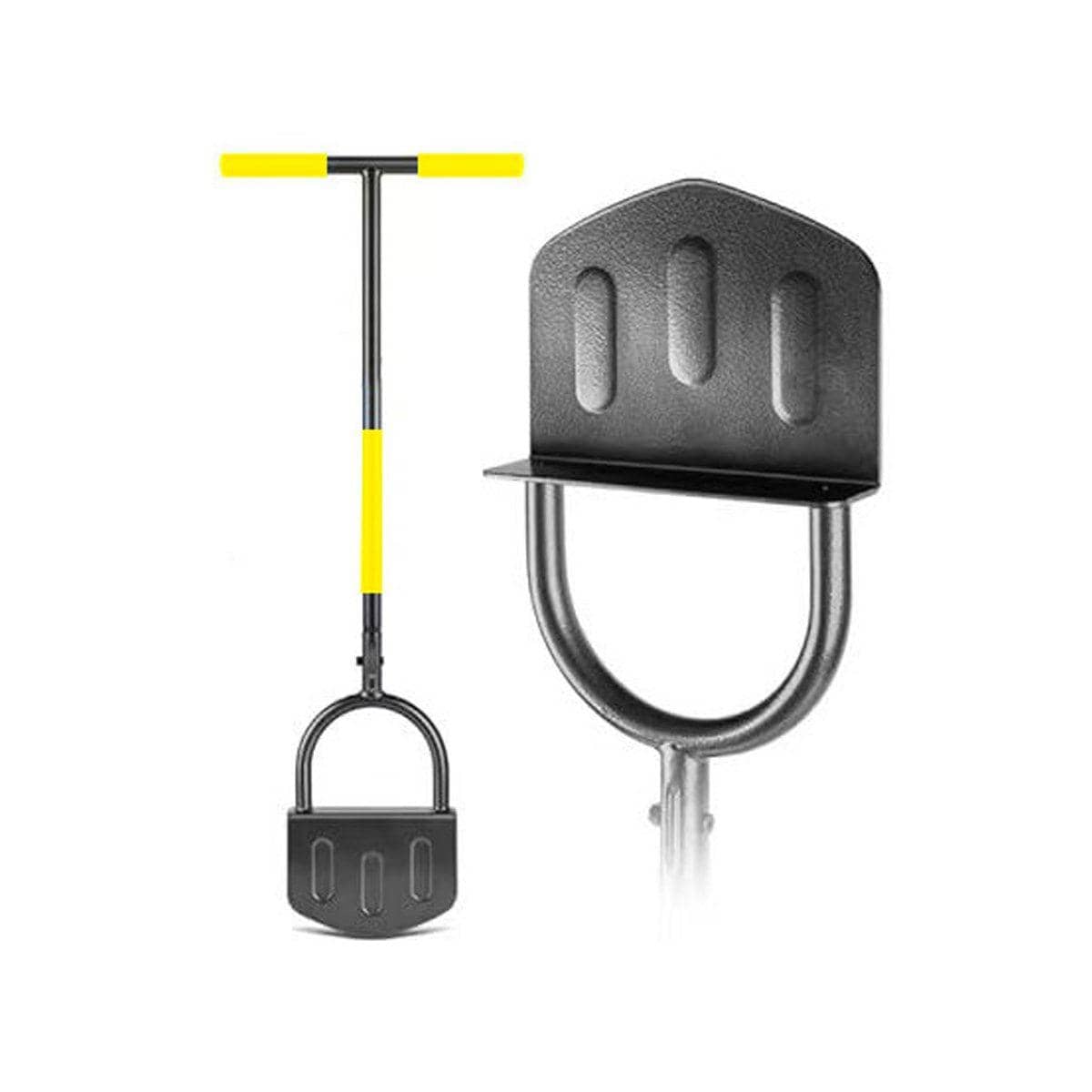 Manual Half Moon Lawn Edging Tool with T-Handle - Sharp Edge