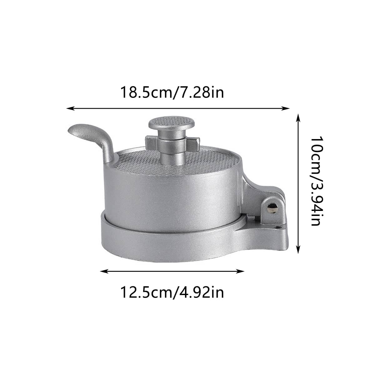 Manual Non-Stick Hamburger Patty Press with Flip-Top Design - view 3