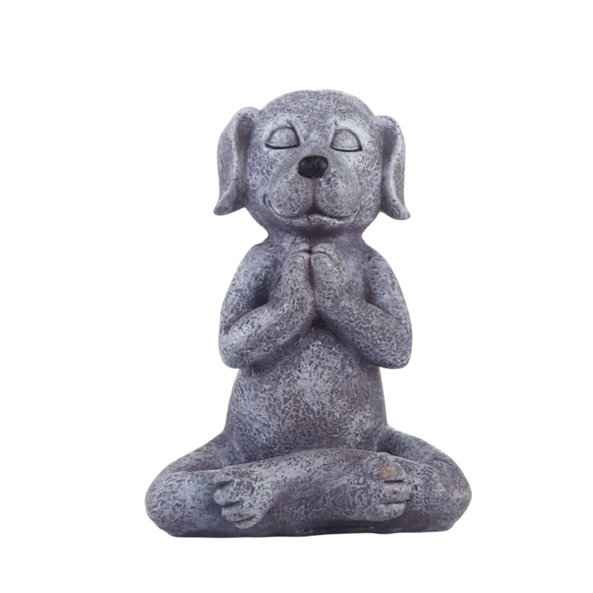 Meditation Dog Ornament Resin Figurine for Home Office Zen Decor - view 2