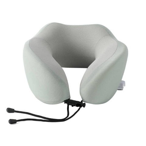 Memory Foam U-Shaped Neck Pillow for Travel and Office Naps - Sage Green
