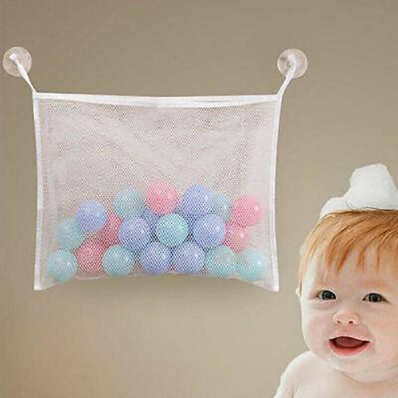 Mesh Bath Toy Organiser Bag with Suction Cups, 35 x 45 cm - view 5
